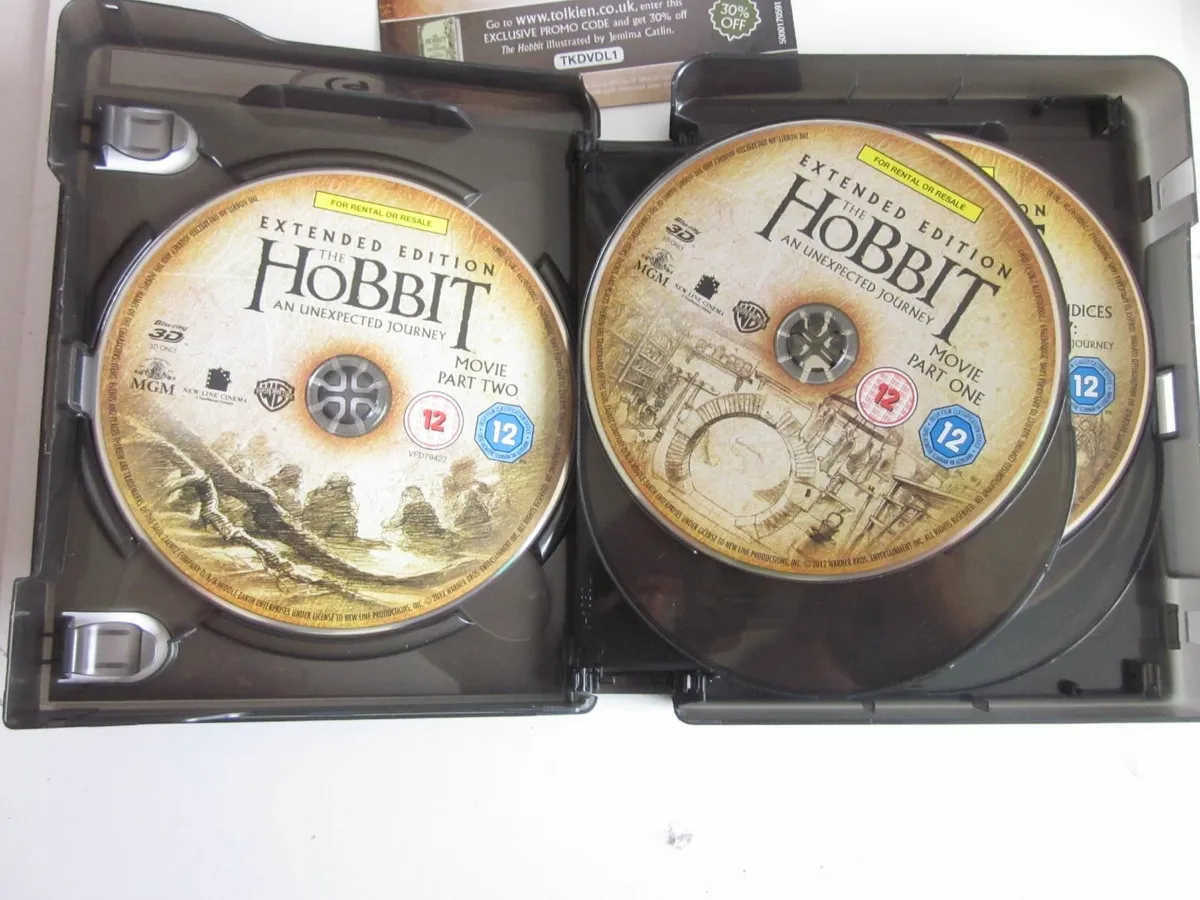 The Hobbit An Unexpected Journey 3D(5 DVD's) - Image 4