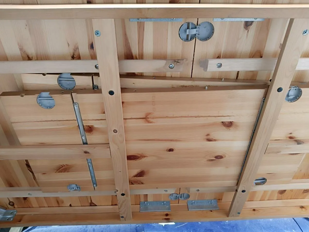 Solid IKEA kitchen table and chairs - Image 4