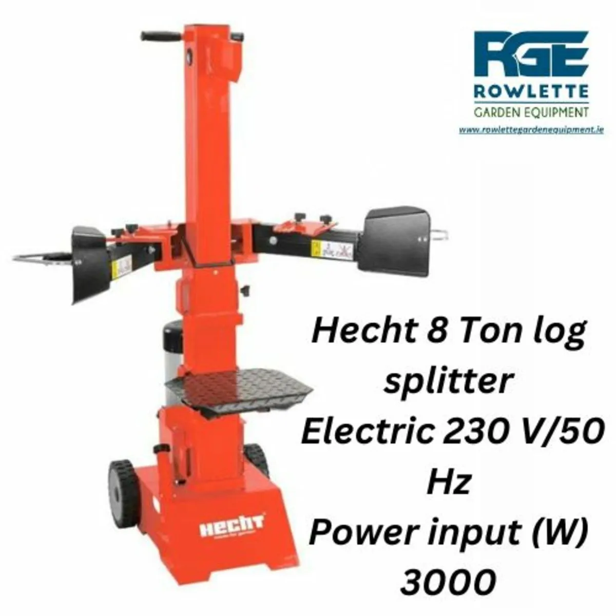 Hecht 8 Ton log splitter - Image 1