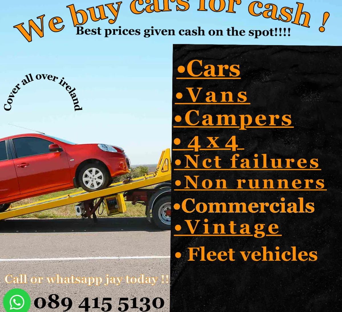 CASH FOR CARS !! - Image 1