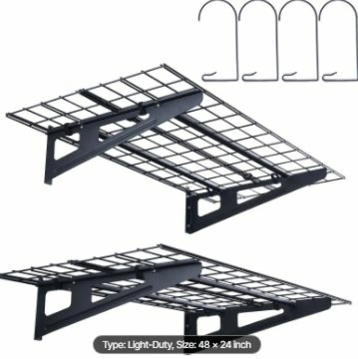 Garage Storage Shelving, 2 Pack, 4 x 2 ft - Image 1