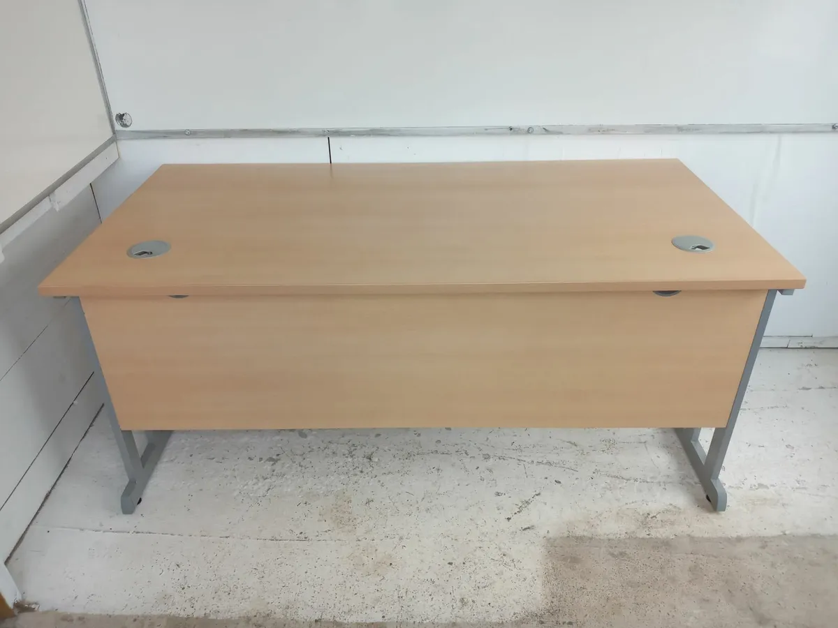 Delivery - 4 x Office Desks Good Condition - Image 2