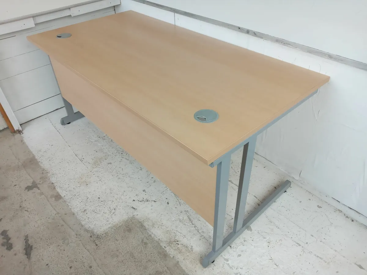 Delivery - 4 x Office Desks Good Condition - Image 3