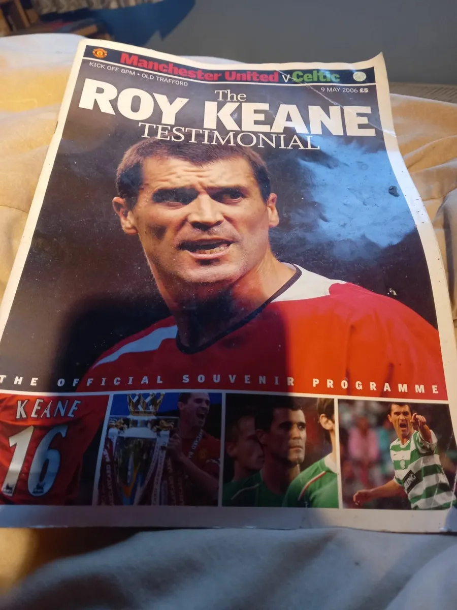 Roy keane testimonial programme