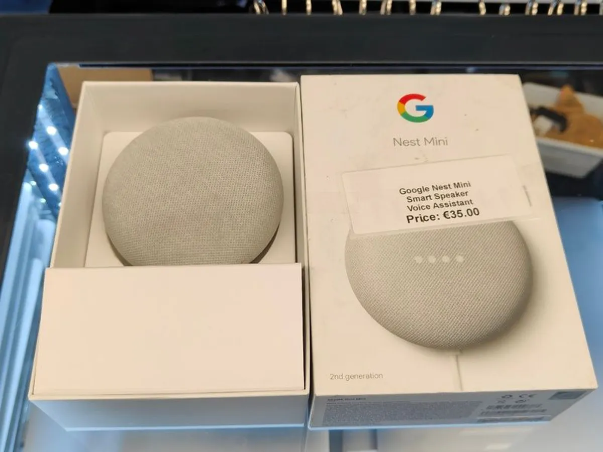 Google Nest Mini (2nd Generation) Smart Speaker Used. - Image 1