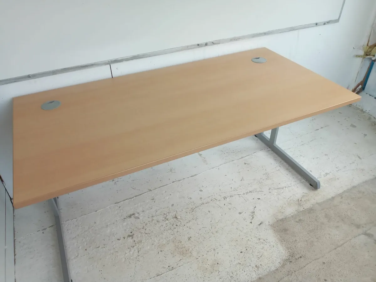 Delivery - 4 x Office Desks Good Condition - Image 2