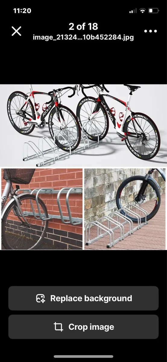 5 Bicycle Parking Stand Steel Pipe Bike Rack - Image 2