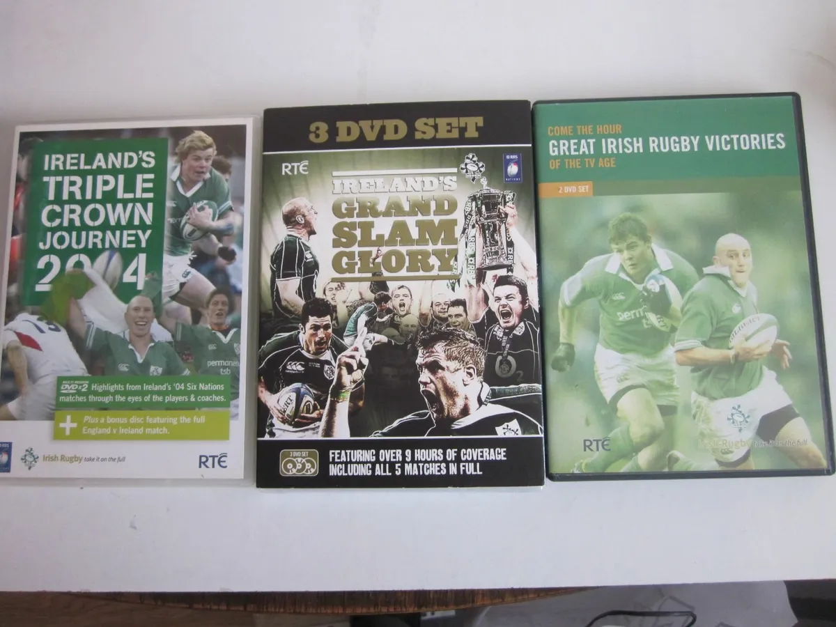Bundle of Irish Rugby DVD's - Image 2