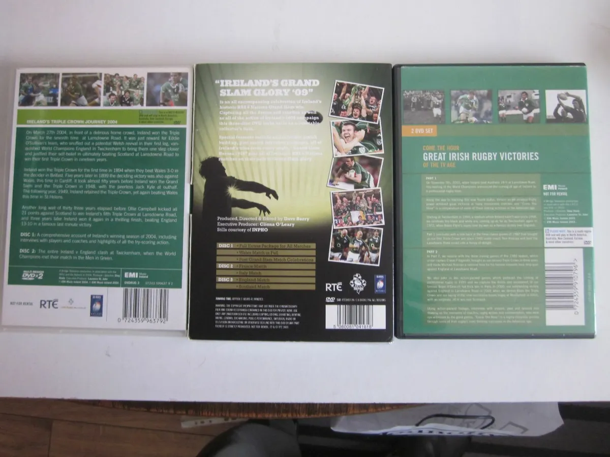 Bundle of Irish Rugby DVD's - Image 3