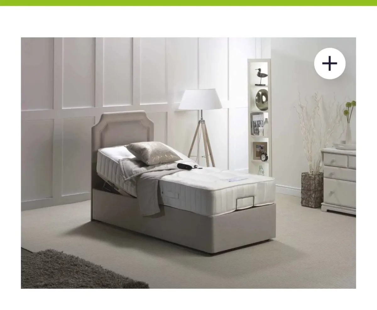 Electric adjustable bed 3ft single size - Image 3
