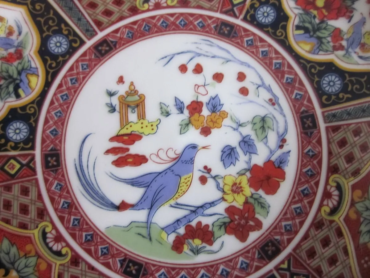 Vintage Japanese Eiwa Kinsei Imari Plate 7'' - Image 4