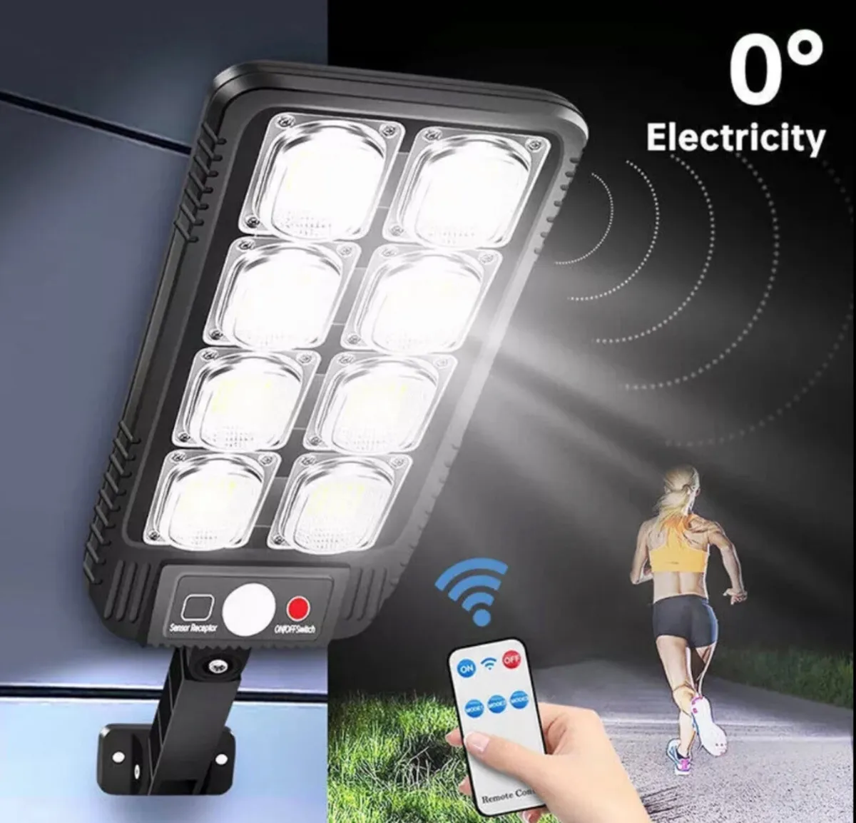 Solar Street Light LED Outdoor with PIR NEW - Image 2