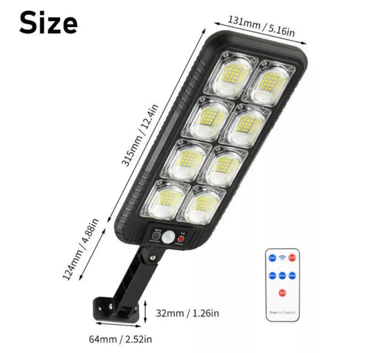 Solar Street Light LED Outdoor with PIR NEW - Image 3