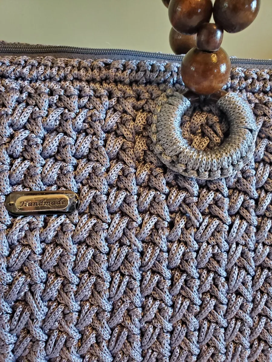 Handmade Crochet Polyester Macrame Boston Bags - Image 2