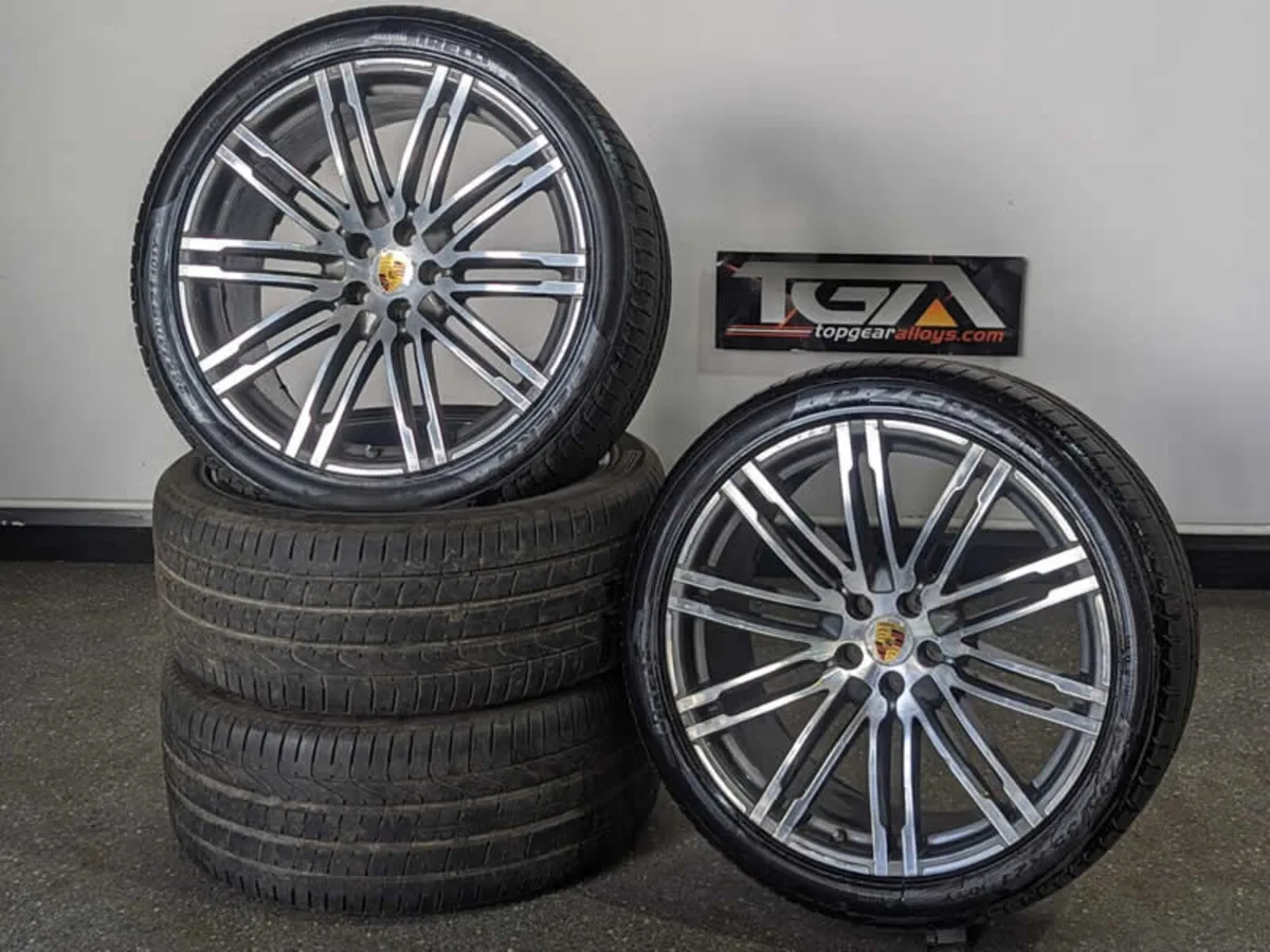 21" Genuine PORSCHE MACAN TURBO Alloy Wheels & Tyr - Image 1