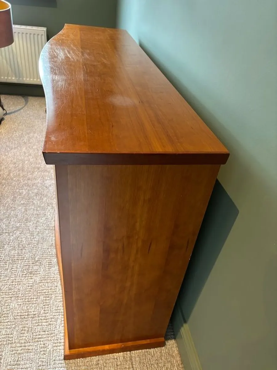 Modern Skovby Kirsebaer Bowfront Cherry Sideboard - Image 4