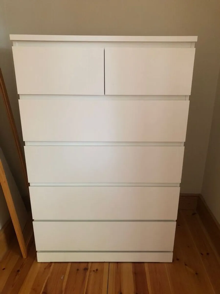 Chest of drawers - Ikea Malm Chest of 6 drawers - Image 1
