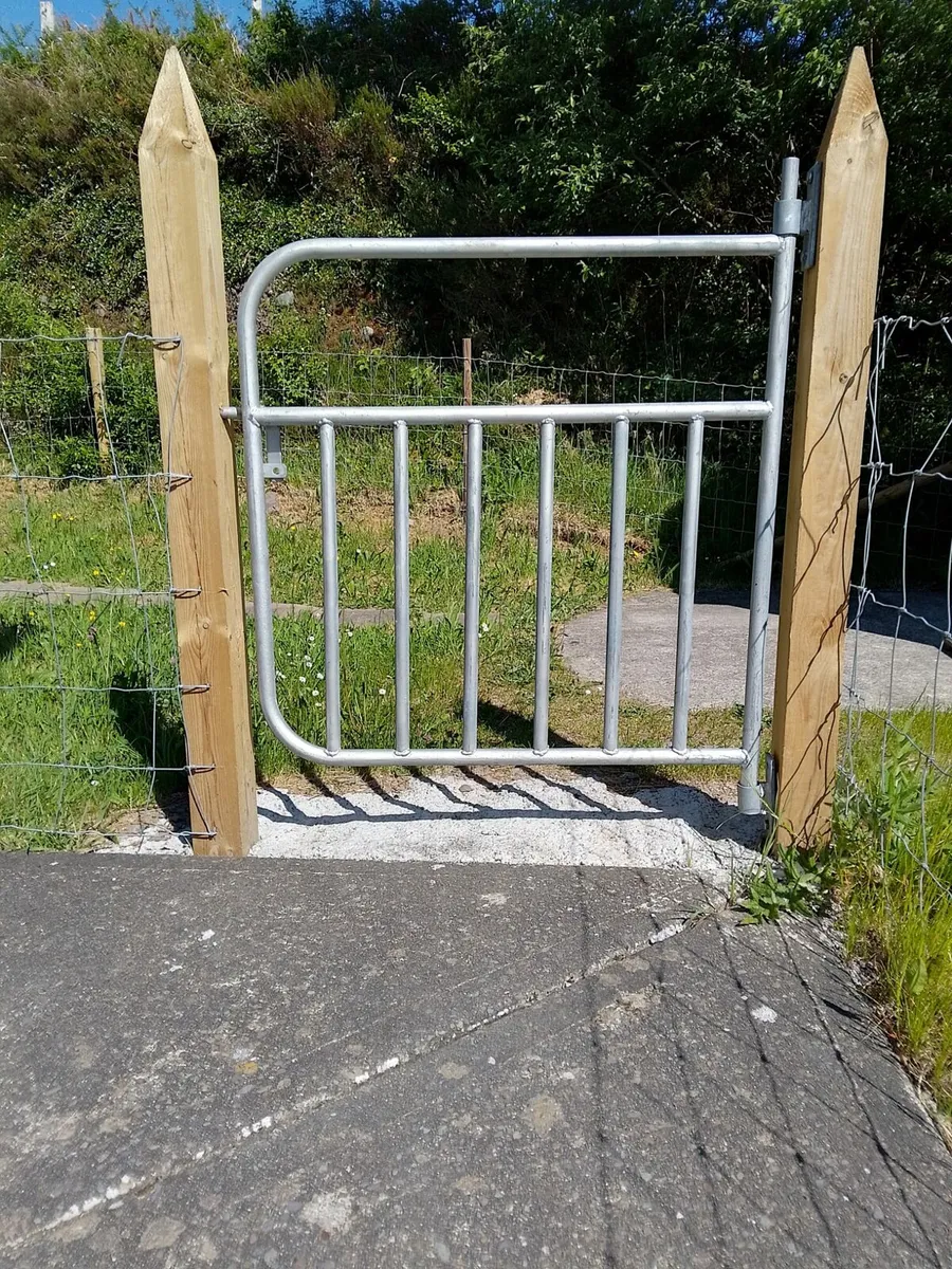 Galvanised gate 90 x 90