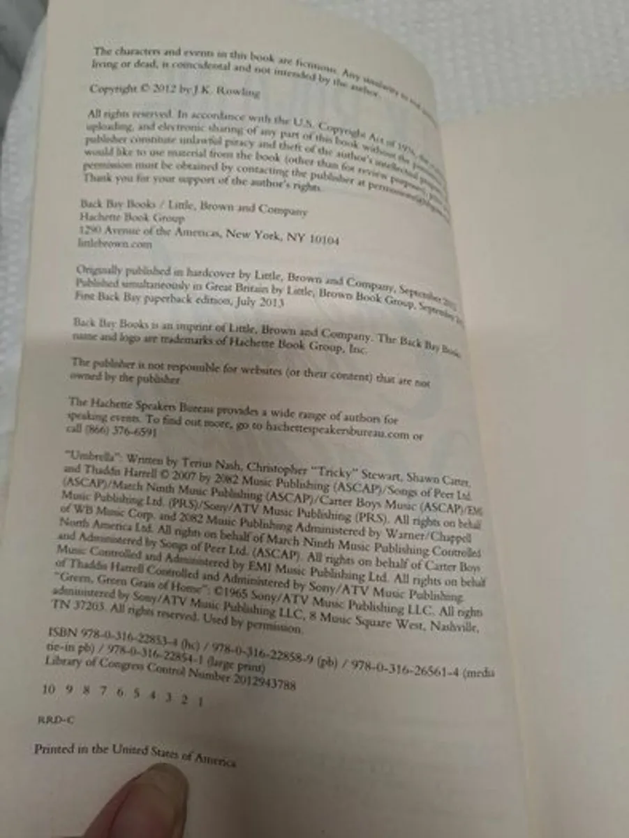 The Casual Vacancy by JK Rowling - Image 3