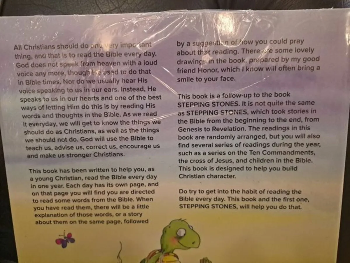 Bible book for kids NEW - Image 3