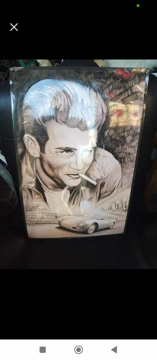 Metal James Dean sign - Image 1