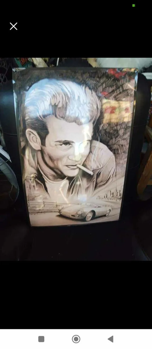 Metal James Dean sign - Image 2