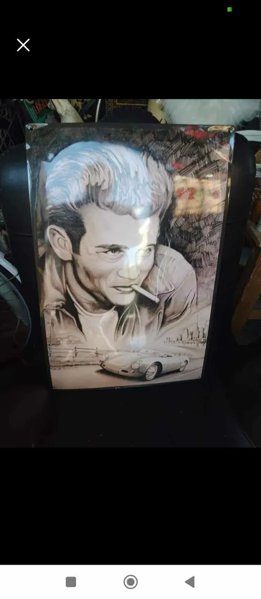 Metal James Dean sign - Image 3