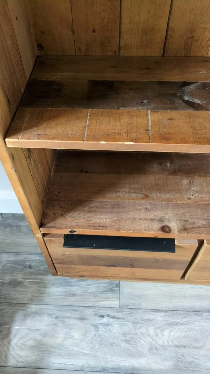 Reclaimed wood bookcase - Image 2