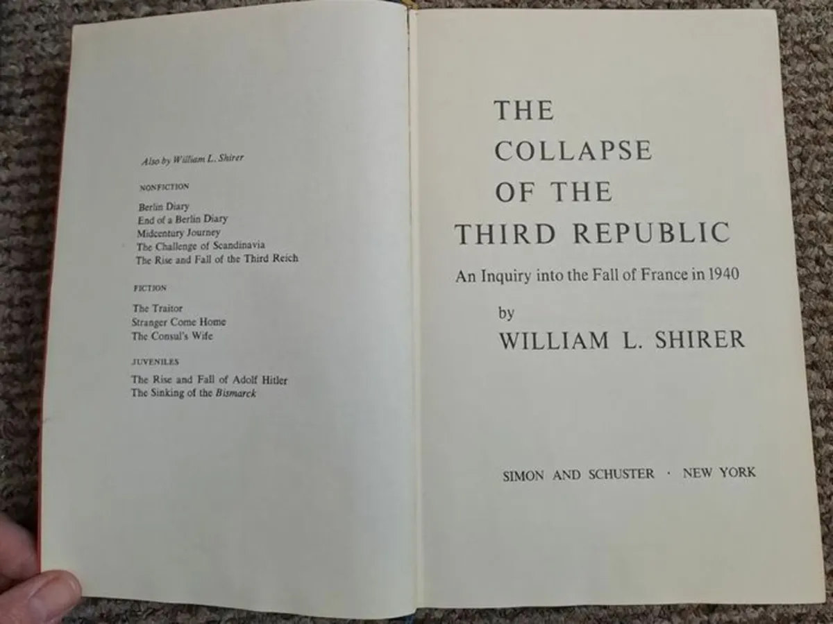 The Collapse of the Third Republic - 1st edition - Image 2