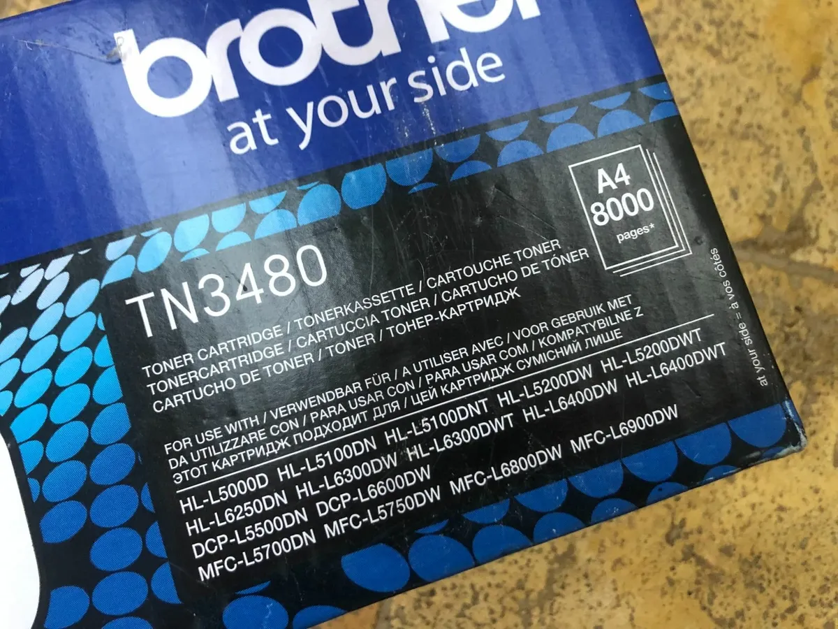Brother TN-3480 Original Toner Cartridge Black - Image 2