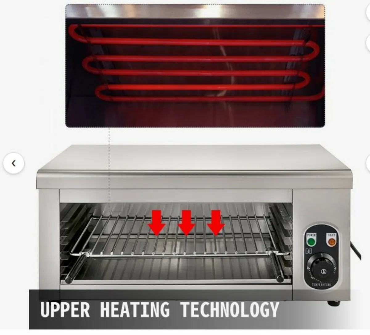 Adjustable Electric Oven Grid  Cheese - Image 4