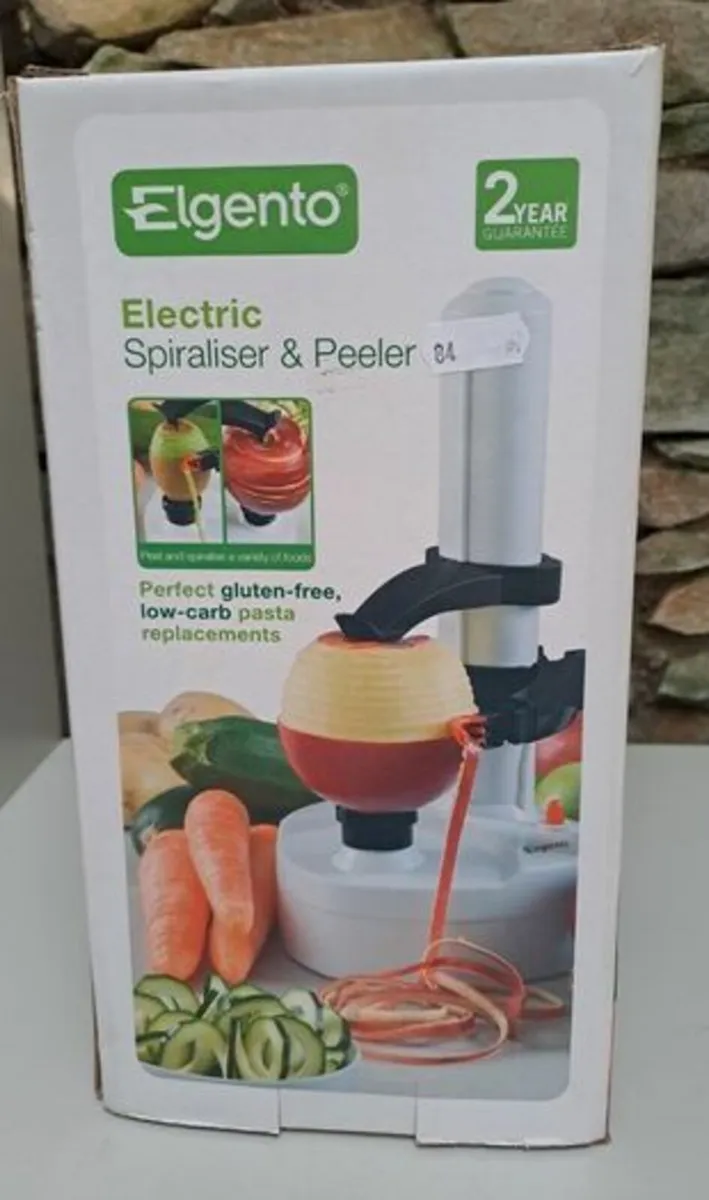 Elgento electric peeler and spiraliser - Image 1