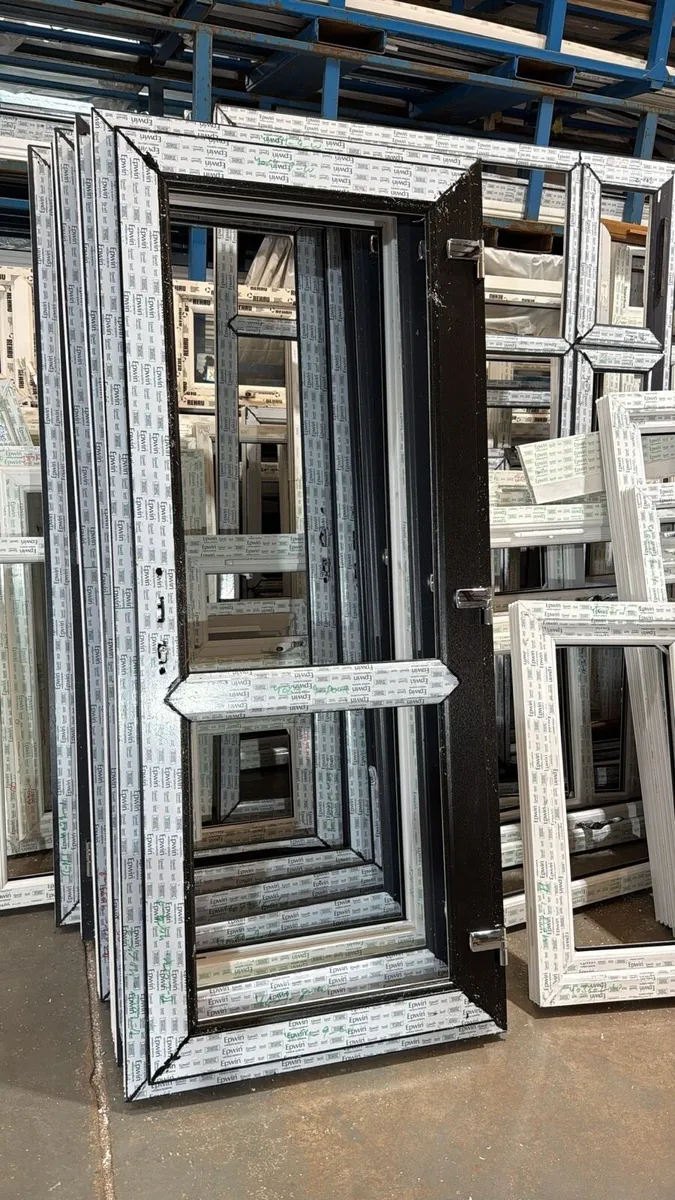 Black upvc doors in stock