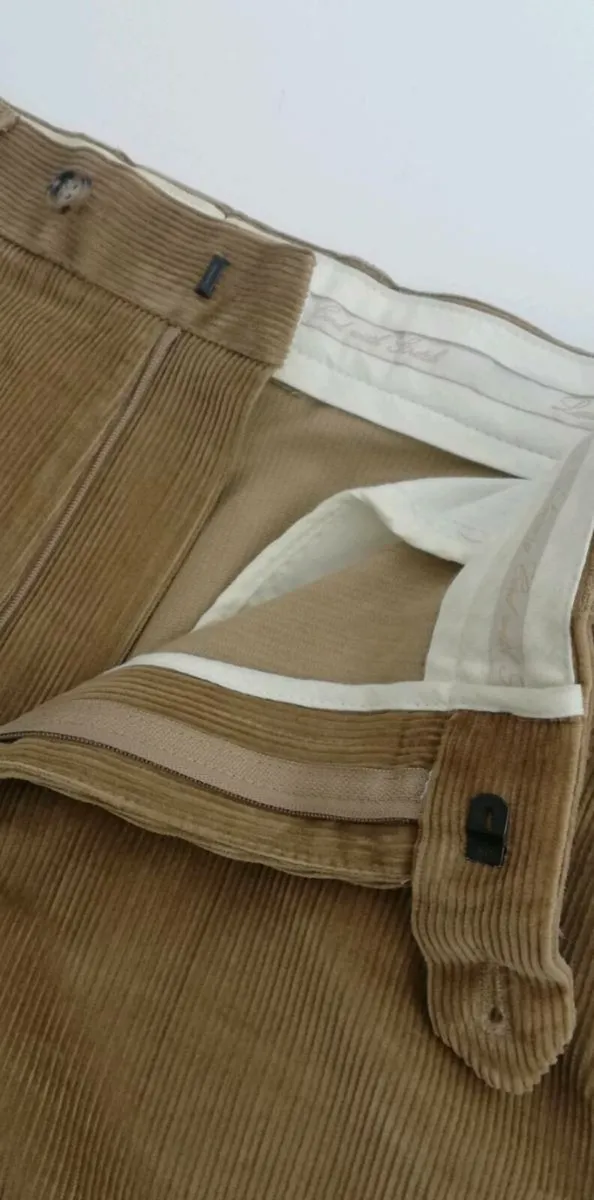 M&S tailoring luxury corduroy mens trousers chinos - Image 3
