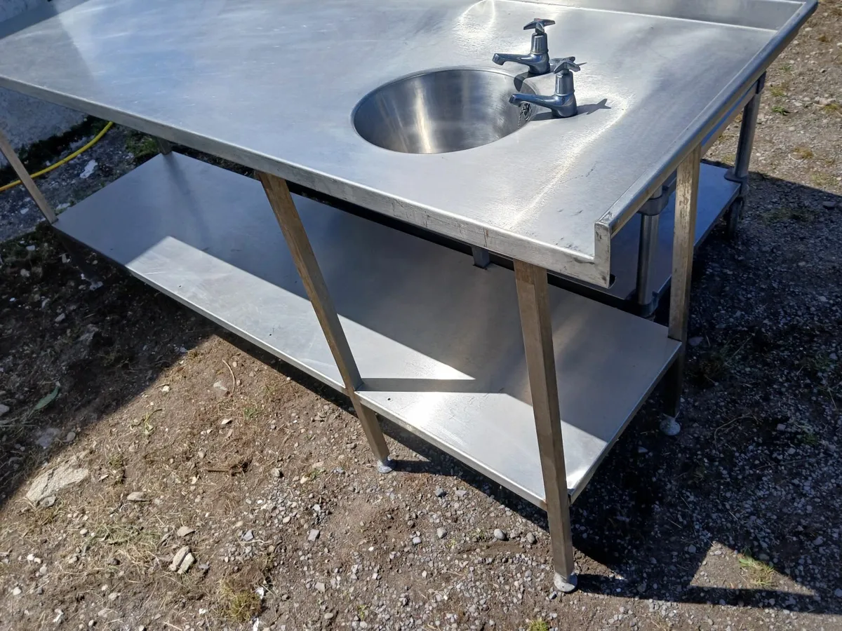 Staneless steel table /sink delivered .. - Image 3