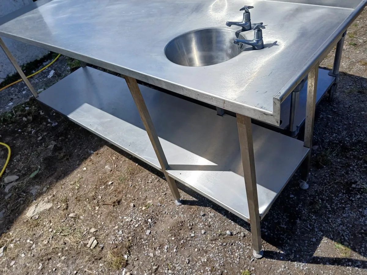 Staneless steel table /sink delivered .. - Image 4