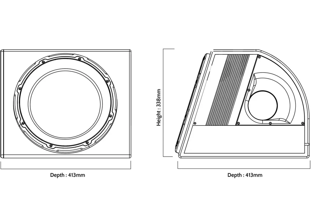 EDGE 12" EDB12A Active Subwoofer - Image 3