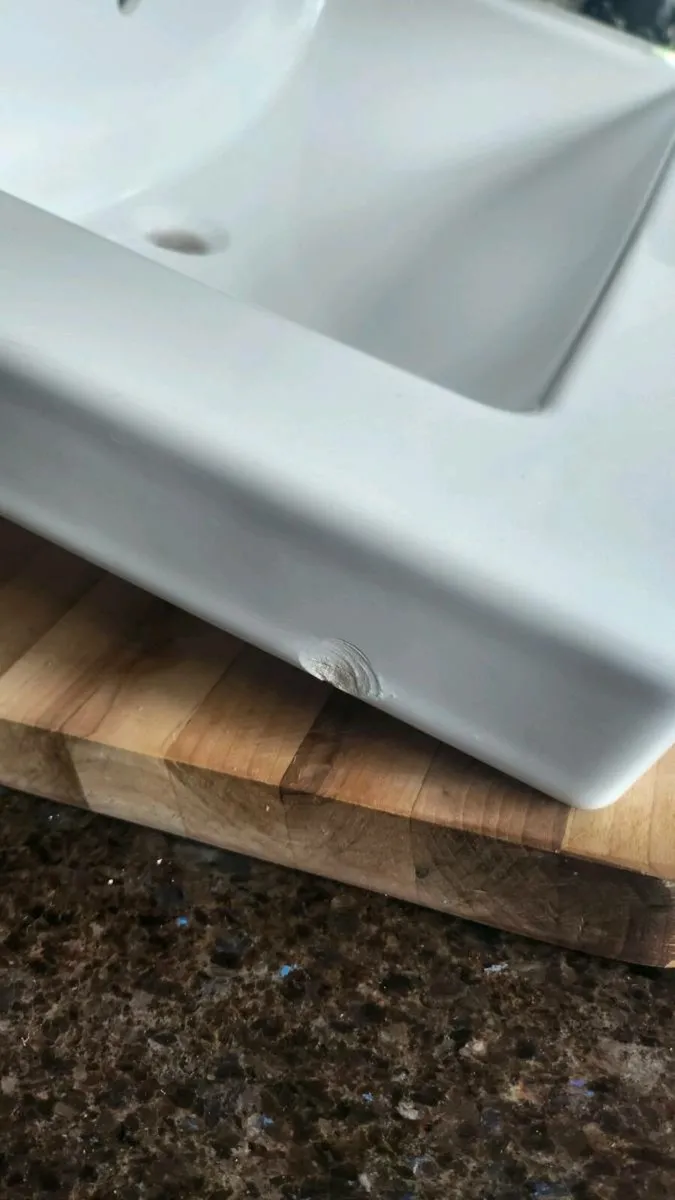 Ikea Ceramic bathroom sink 800mm - Image 4
