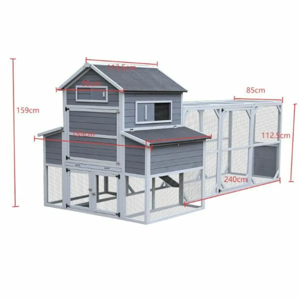 Chicken Shack Chicken Coop – 6-8 Birds - Image 2