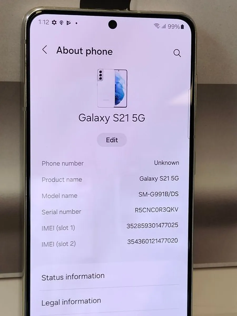 Samsung S21 5G 128GB Dual Sim Unlocked White (Excellent). - Image 4