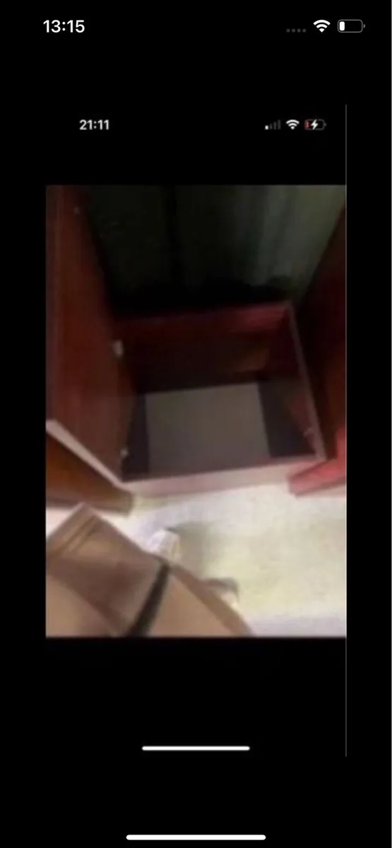 Slimline wardrobe with box for top - Image 2