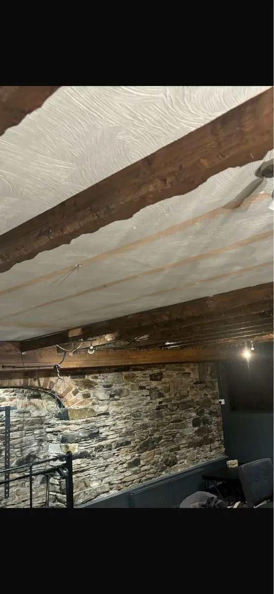 Old Timber/wooden beams came off a ceiling - Image 2