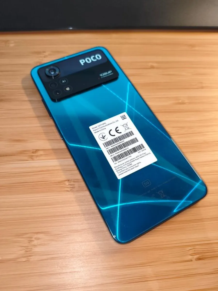 Xiaomi Poco X4 Pro 5G - Smartphone 128GB, 6GB RAM, Dual Sim, Laser Blue - Image 1