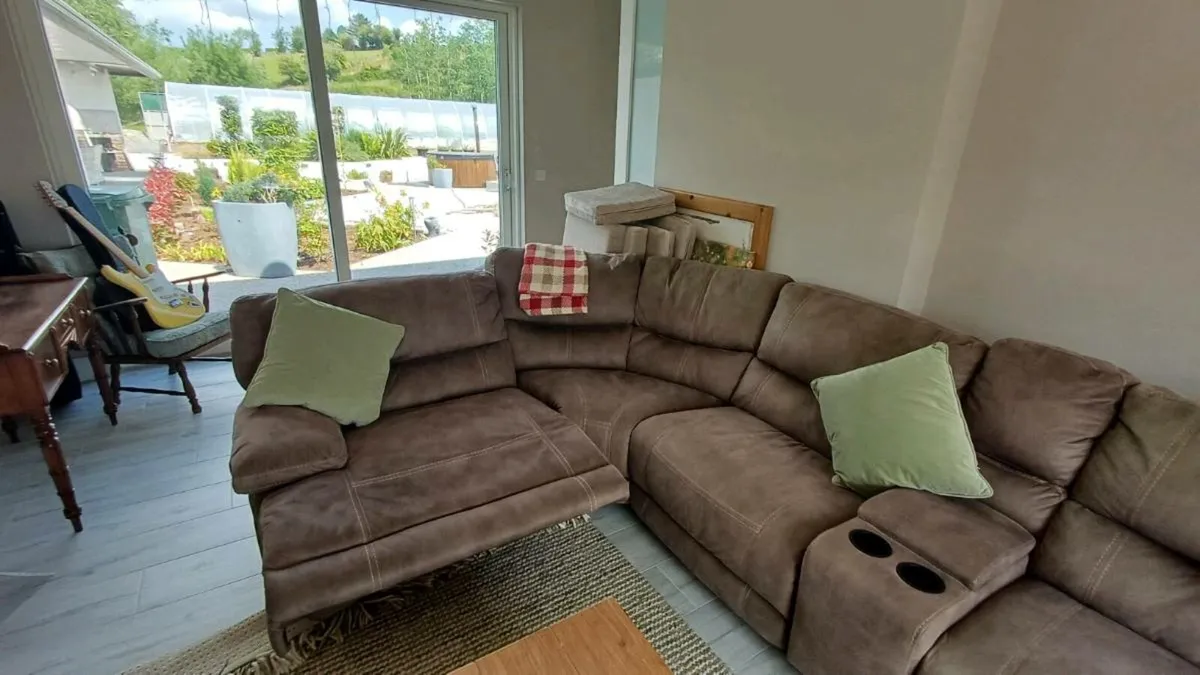 Reclining couch set - Image 4