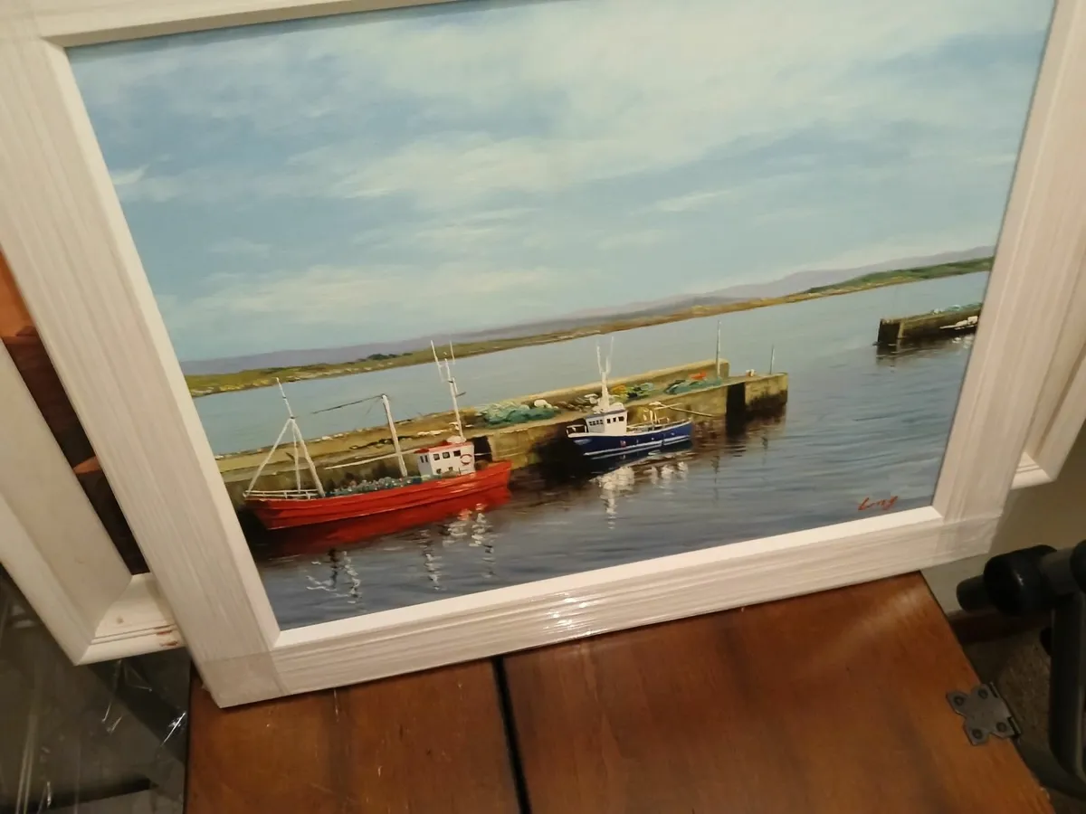 Oil painting ...original..roundstone..cogalway - Image 1