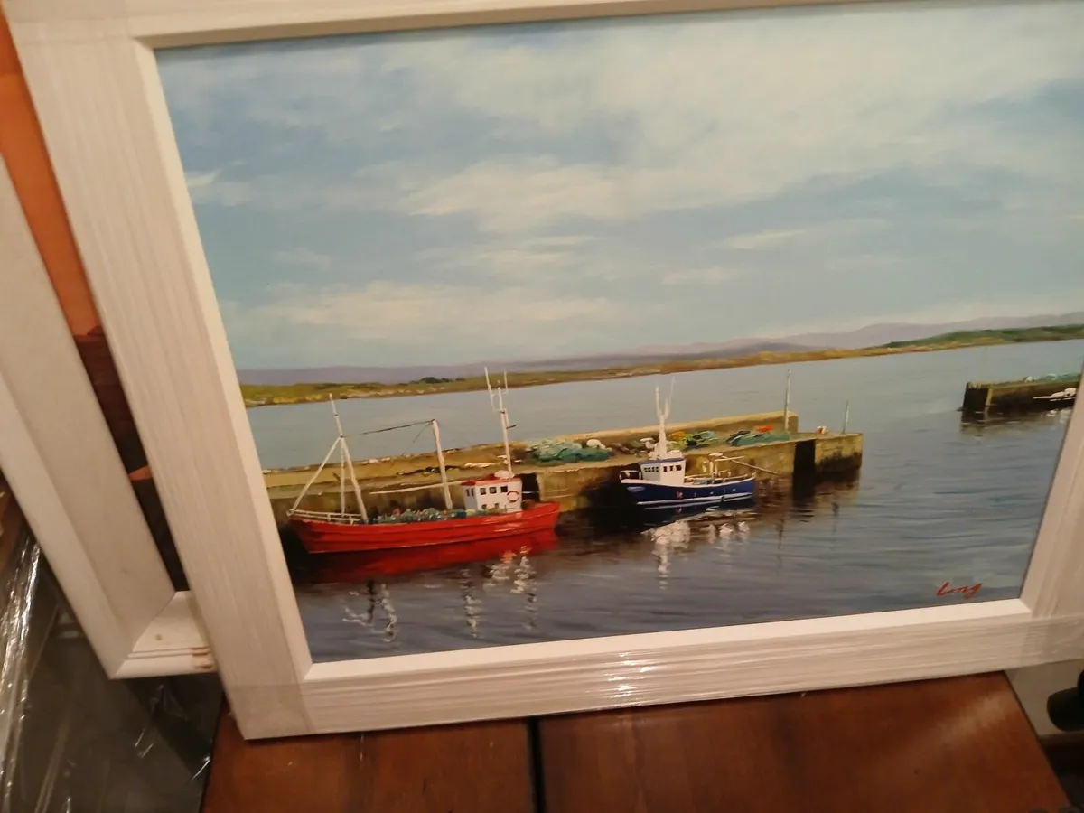 Oil painting ...original..roundstone..cogalway - Image 2