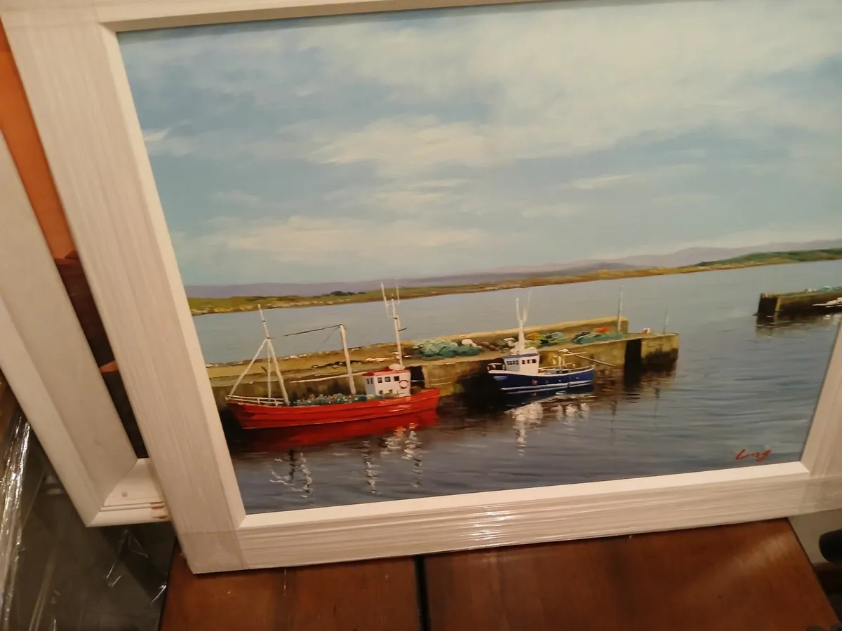 Oil painting ...original..roundstone..cogalway - Image 4