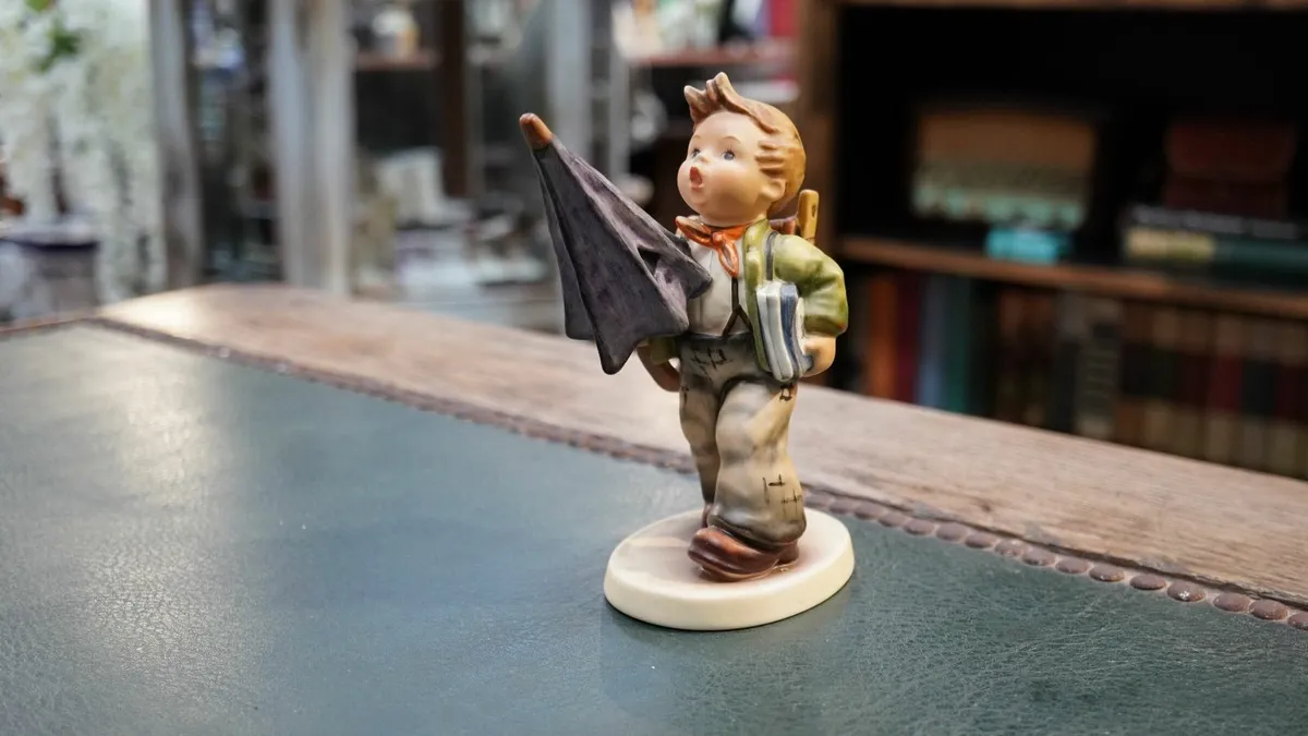 Hummel Figurine - Is It Raining - Image 1