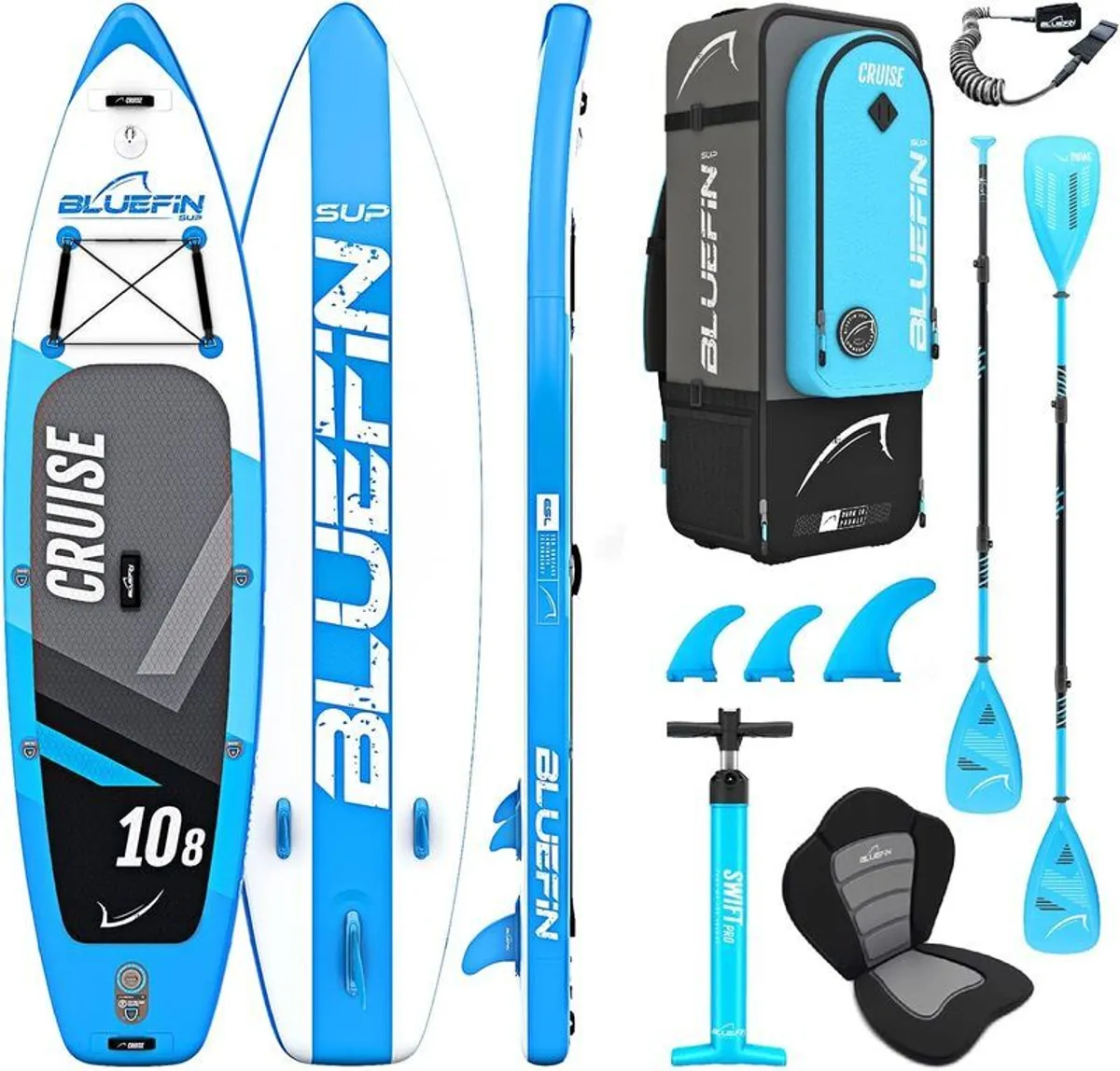 Bluefin Paddle Board with Kayak Seat - Image 1