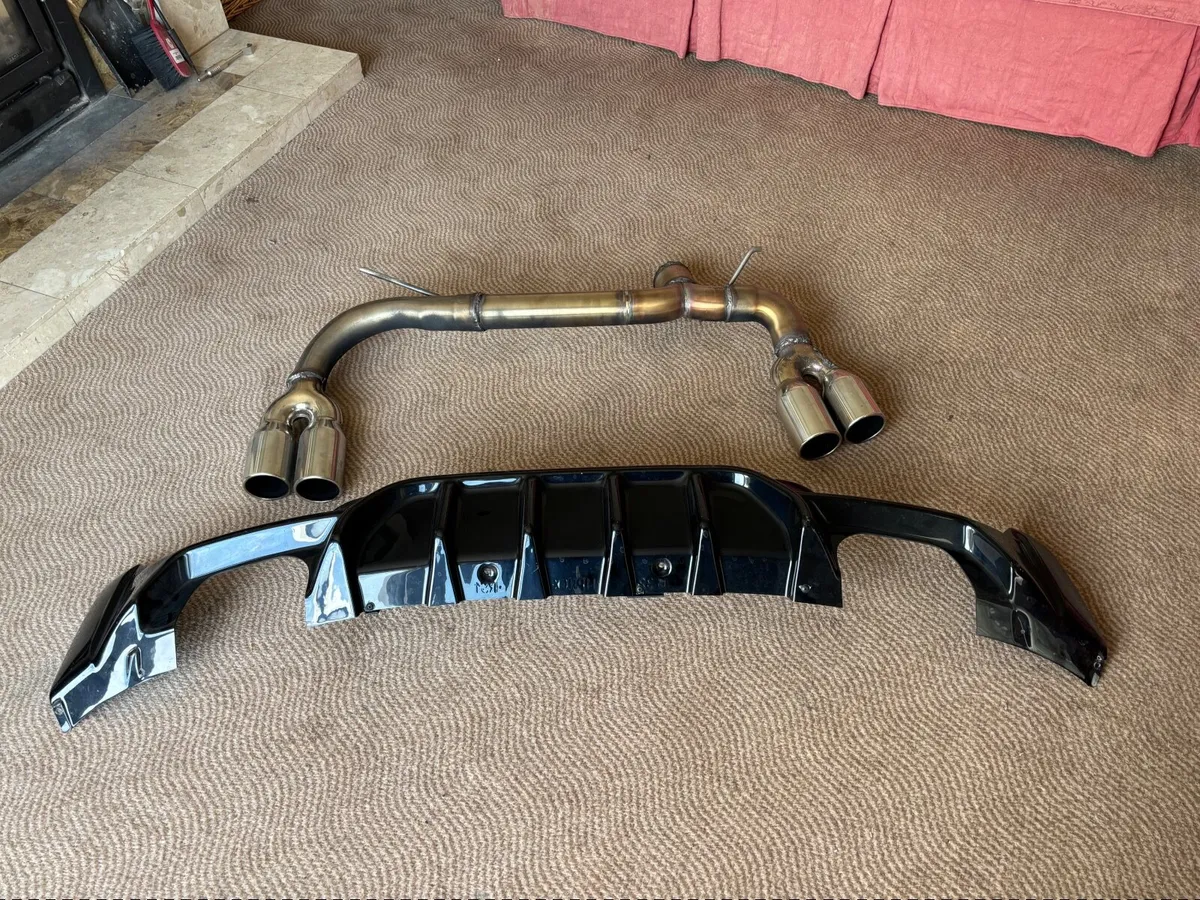 Quad exhaust & Defuser for  bmw F36 - Image 1